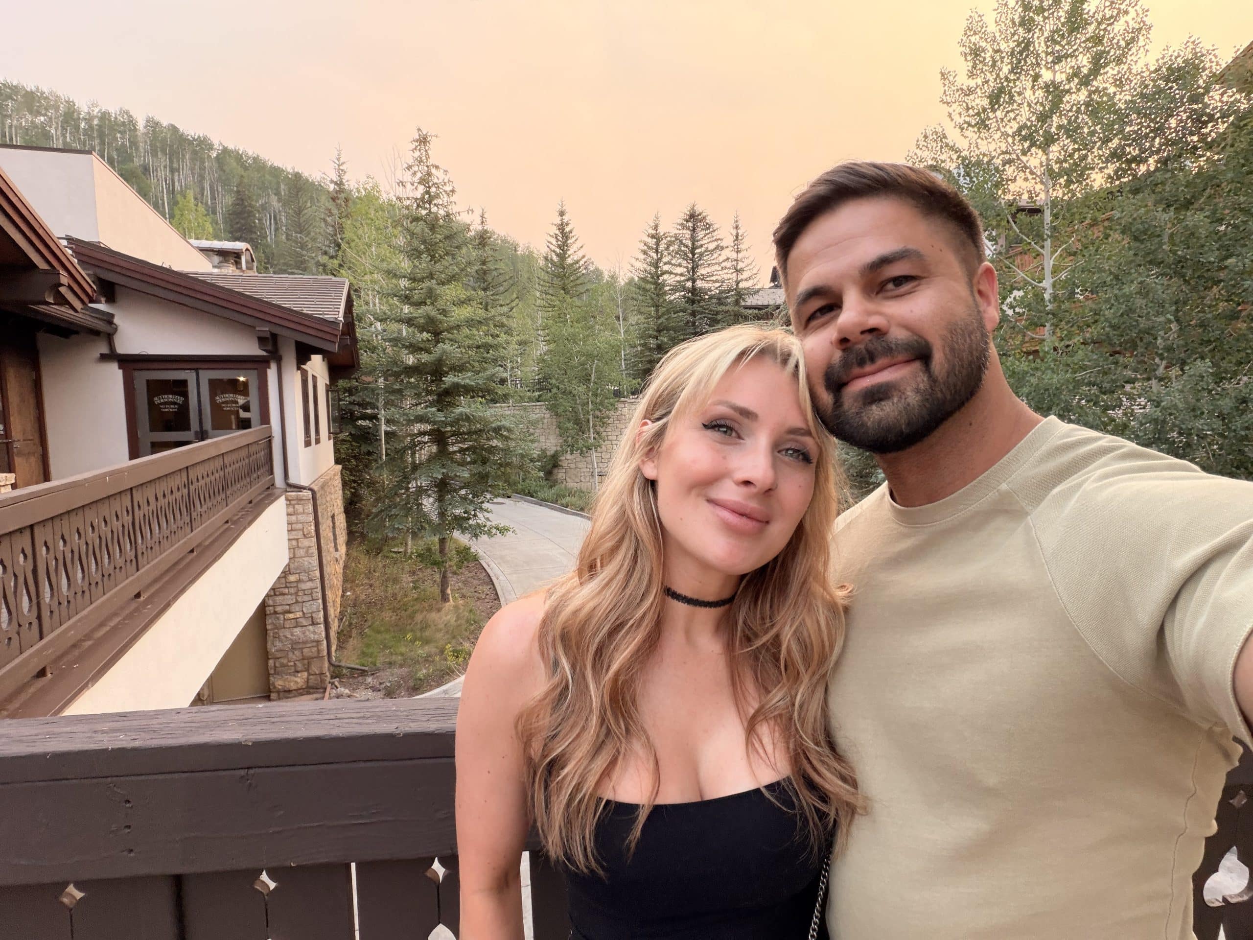 Luke and Chardonnay, the co-founders of Lucky Chandelier